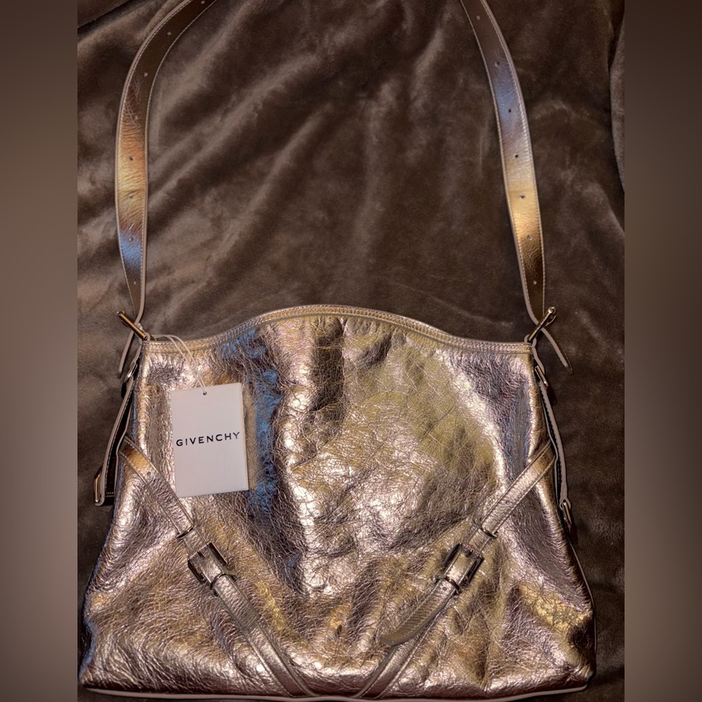 NWT! Givenchy Medium Voyou Dusty Gold Bag